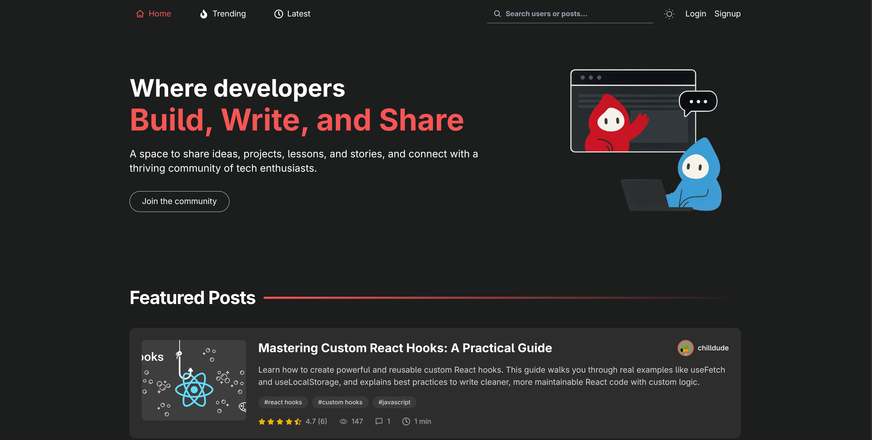 BlogForge preview