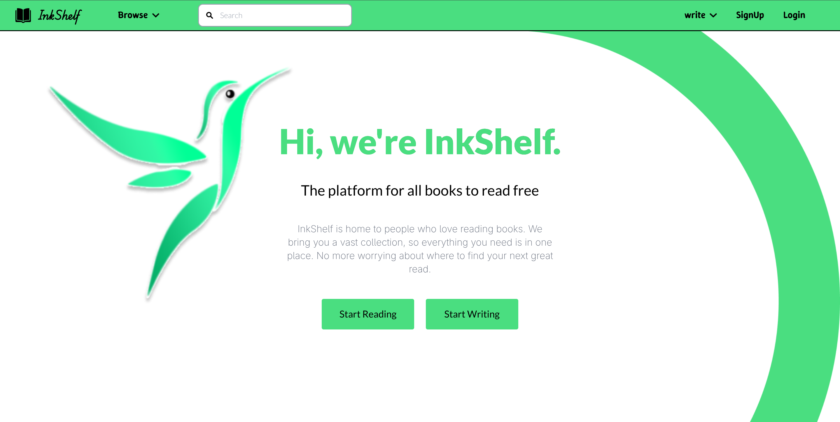 InkShelf preview
